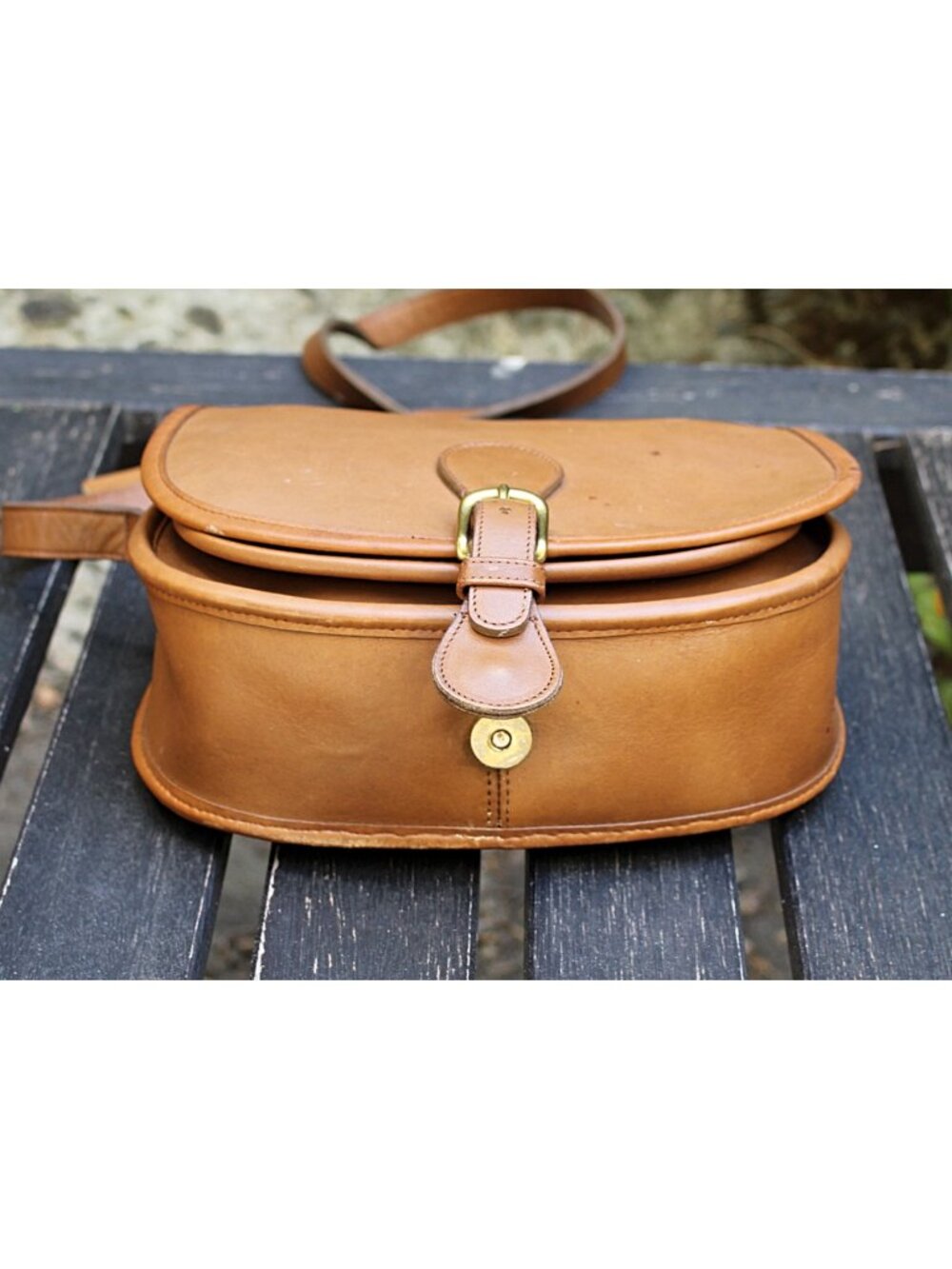 Coach Vintage - Riding Bag (Saddle Bag) 9851 in color Putty, USA Pre-1994 - Picture 9 of 15